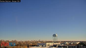 Weather camera view of Borger ISD.