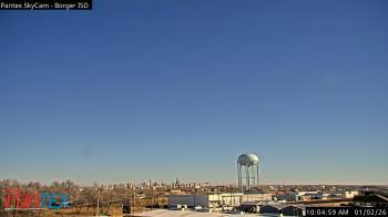 Weather camera view of Borger ISD.