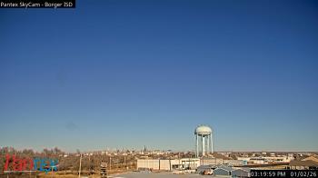 Weather camera view of Borger ISD.