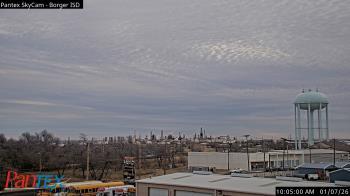 Weather camera view of Borger ISD.