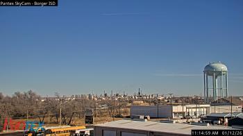 Weather camera view of Borger ISD.
