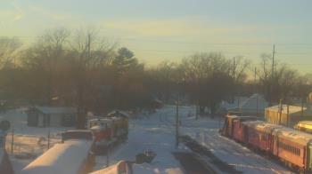 Weather camera view of Boone Scenic Valley Railroad.
