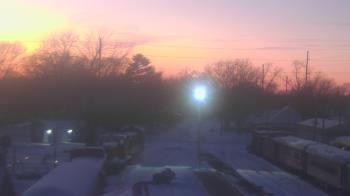 Weather camera view of Boone Scenic Valley Railroad.