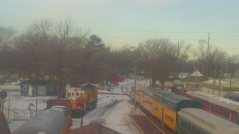 Weather camera view of Boone Scenic Valley Railroad.