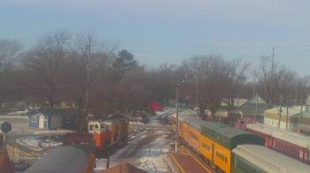 Weather camera view of Boone Scenic Valley Railroad.