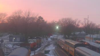 Weather camera view of Boone Scenic Valley Railroad.