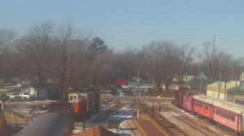 Weather camera view of Boone Scenic Valley Railroad.