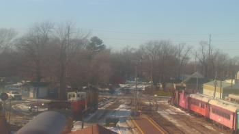 Weather camera view of Boone Scenic Valley Railroad.