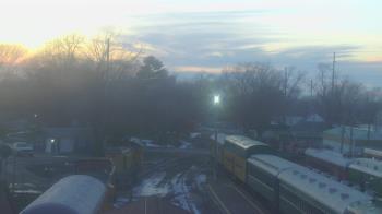 Weather camera view of Boone Scenic Valley Railroad.