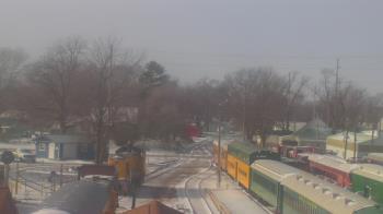 Weather camera view of Boone Scenic Valley Railroad.
