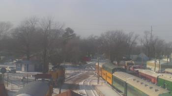 Weather camera view of Boone Scenic Valley Railroad.