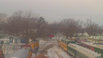 Weather camera view of Boone Scenic Valley Railroad.