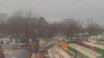Weather camera view of Boone Scenic Valley Railroad.