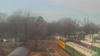 Weather camera view of Boone Scenic Valley Railroad.