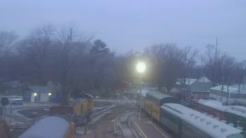 Weather camera view of Boone Scenic Valley Railroad.