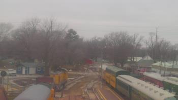 Weather camera view of Boone Scenic Valley Railroad.