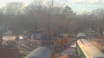 Weather camera view of Boone Scenic Valley Railroad.