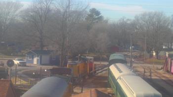 Weather camera view of Boone Scenic Valley Railroad.