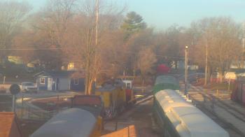 Weather camera view of Boone Scenic Valley Railroad.