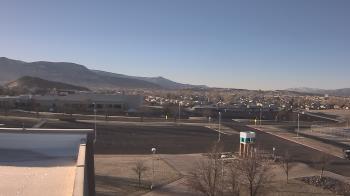 Weather camera view of Canyon View High School.