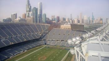 Weather camera view of Soldier Field.