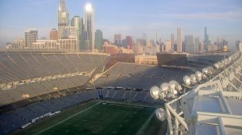 Weather camera view of Soldier Field.