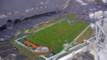 Weather camera view of Soldier Field.