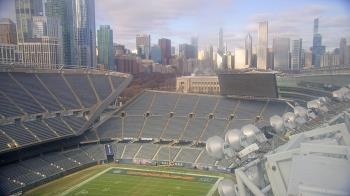 Weather camera view of Soldier Field.