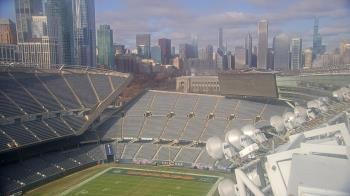 Weather camera view of Soldier Field.
