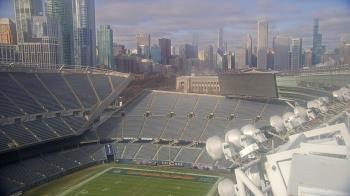 Weather camera view of Soldier Field.