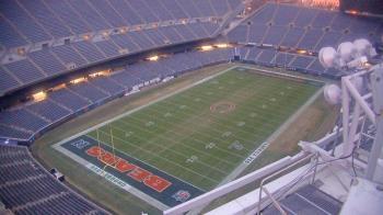 Weather camera view of Soldier Field.