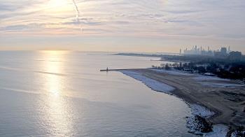 Weather camera view of Edgewater Beach.