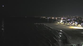 Weather camera view of Edgewater Beach.