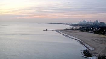 Weather camera view of Edgewater Beach.