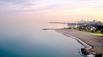 Weather camera view of Edgewater Beach.
