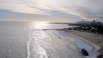 Weather camera view of Edgewater Beach.
