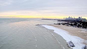 Weather camera view of Edgewater Beach.
