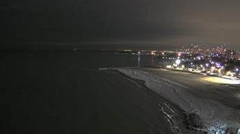 Weather camera view of Edgewater Beach.