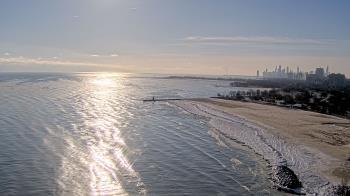 Weather camera view of Edgewater Beach.