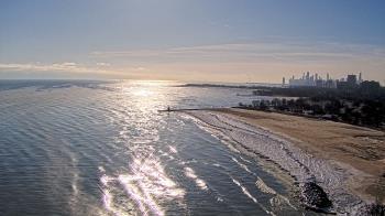 Weather camera view of Edgewater Beach.