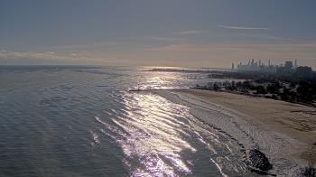 Weather camera view of Edgewater Beach.