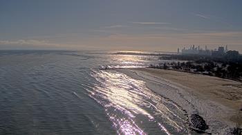 Weather camera view of Edgewater Beach.