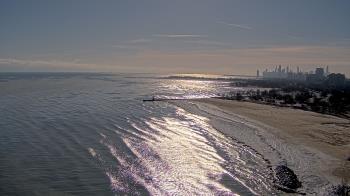 Weather camera view of Edgewater Beach.