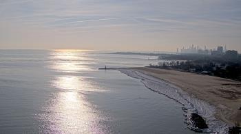 Weather camera view of Edgewater Beach.