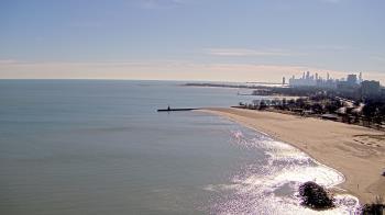 Weather camera view of Edgewater Beach.