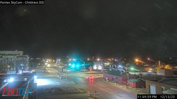 Weather camera view of Childress ISD.