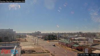 Weather camera view of Childress ISD.