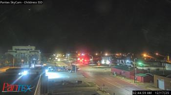 Weather camera view of Childress ISD.