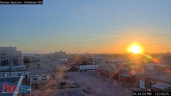 Weather camera view of Childress ISD.