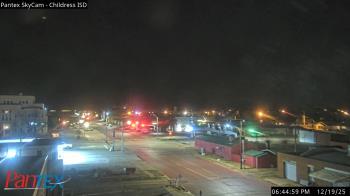 Weather camera view of Childress ISD.